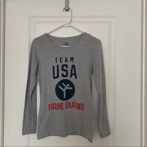 Team USA Figure Skating Long Sleeve T-Shirt